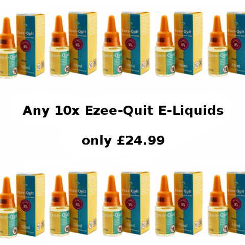 Ezee Quit 10 x 10ml Bottle Eliquid Deal